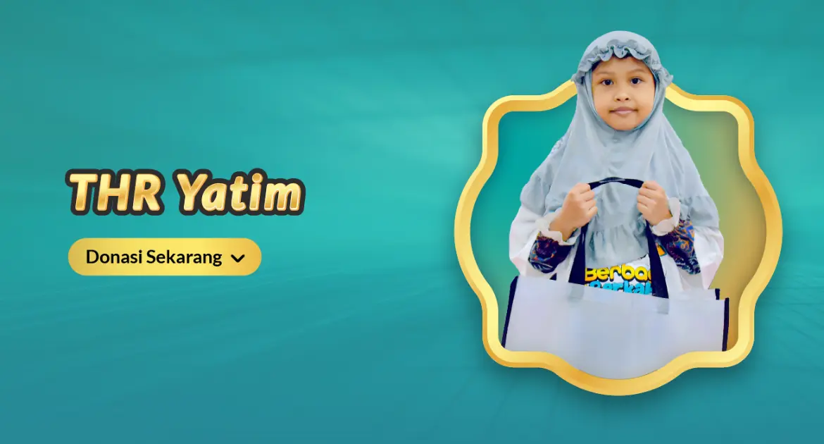 Berbagi THR Yatim BSI Maslahat